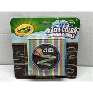 Crayola Washable Multi-Color Sidewalk Chalk - NEW!